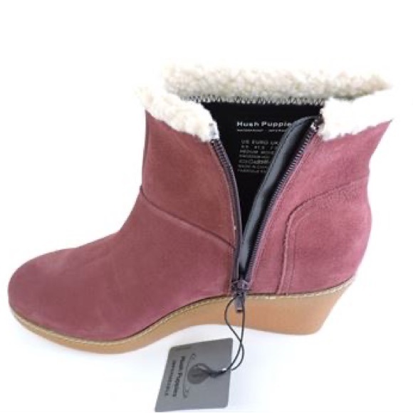 Hush Puppies Ani Hyde Waterproof Suede Ankle Boots, Size 9.5 - Picture 7 of 8